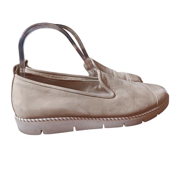 Paul Green Daniella Soft Footbed Leather Platform Shoe Beige size UK 4.5 US 7 - Picture 1 of 7